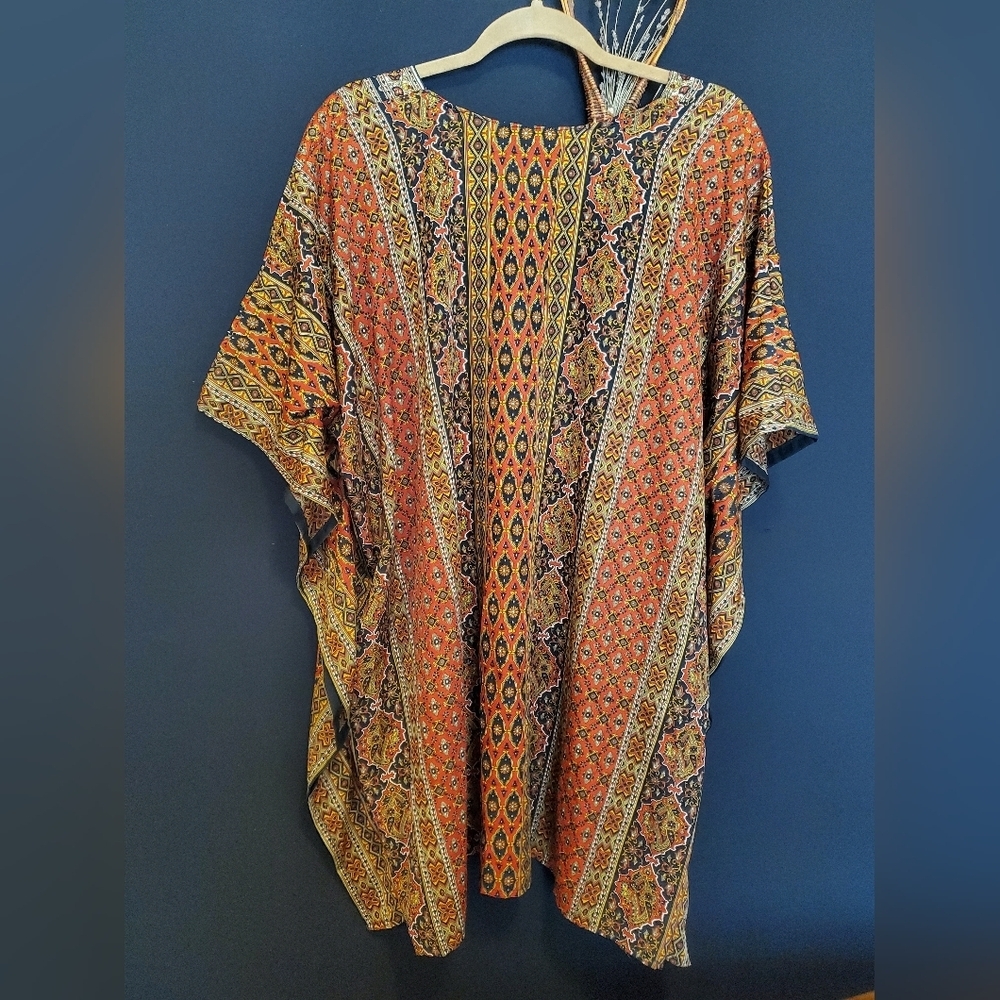 Vintage Sante Orange Kaftan - Picture 6 of 14